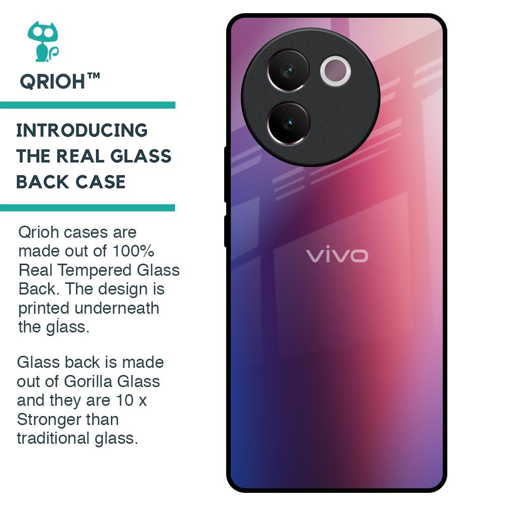 Multi Shaded Gradient Glass Case for Vivo V30e