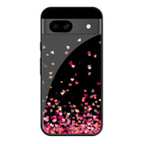 Heart Rain Fall Google Pixel 8A Glass Cases & Covers Online