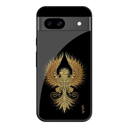 Mythical Phoenix Art Google Pixel 8A Glass Cases & Covers Online
