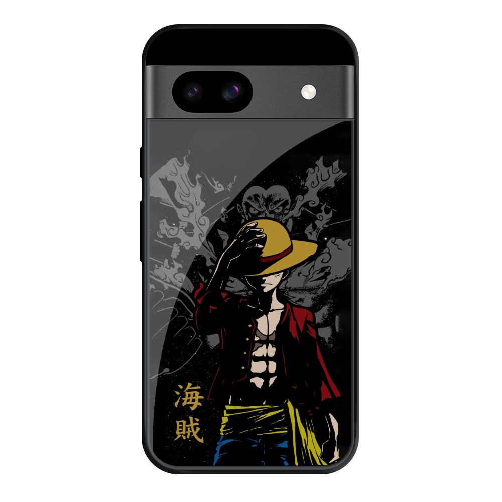 Dark Luffy Google Pixel 8A Glass Cases & Covers Online