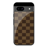 Brown Block Google Pixel 8A Glass Cases & Covers Online