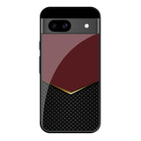 Shining Chevron Red Google Pixel 8A Glass Cases & Covers Online