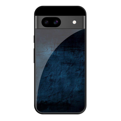 Dark Blue Grungy Google Pixel 8A Glass Cases & Covers Online