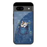 Kitty In Pocket Google Pixel 8A Glass Cases & Covers Online