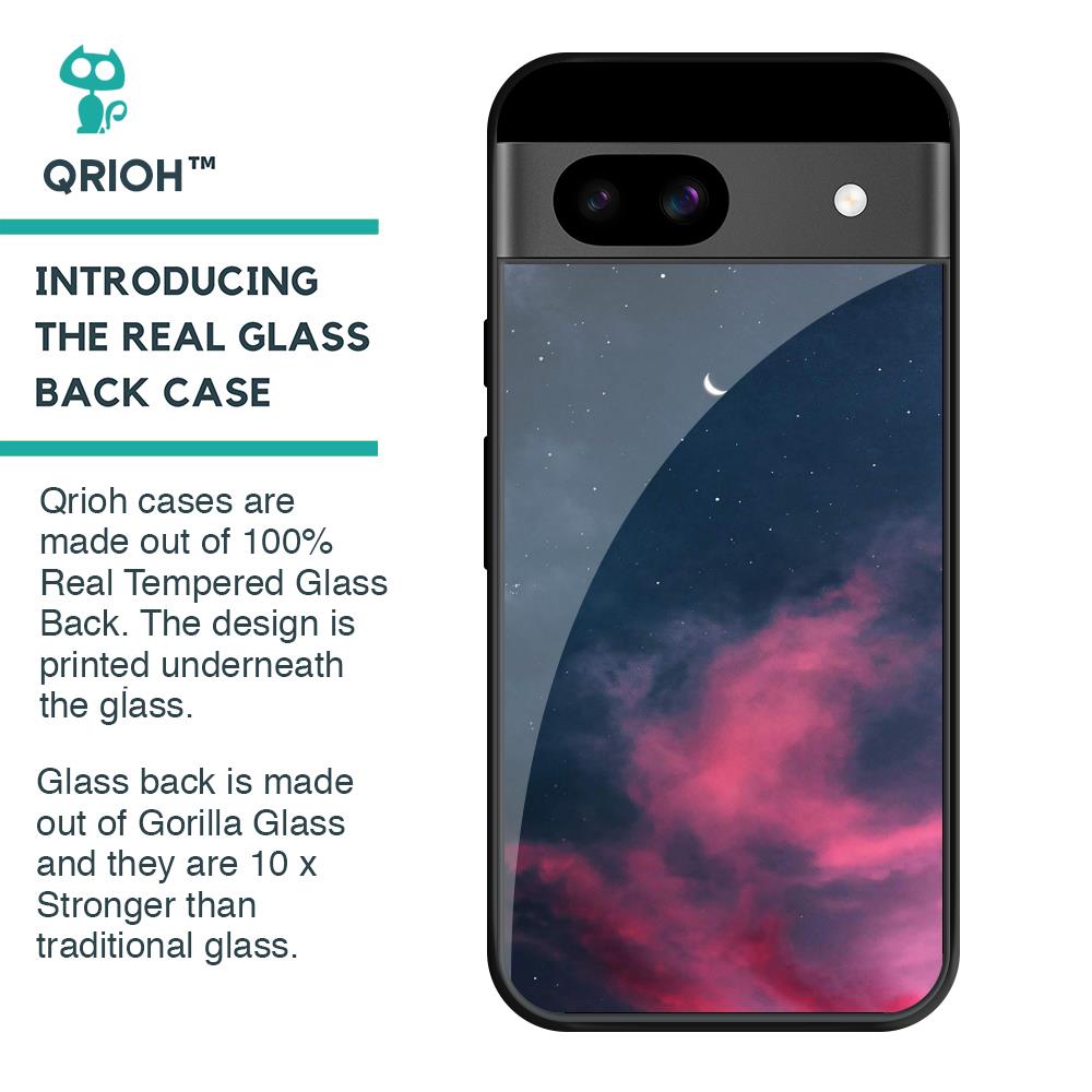 Moon Night Glass Case for Google Pixel 8A