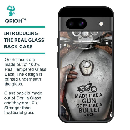 Royal Bike Glass Case for Google Pixel 8A