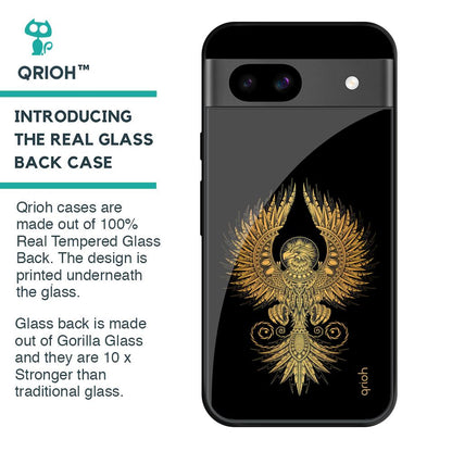 Mythical Phoenix Art Glass Case for Google Pixel 8A