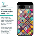Multicolor Mandala Glass Case for Google Pixel 8A