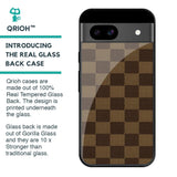 Brown Block Glass Case for Google Pixel 8A