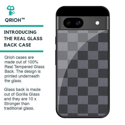 Grey Block Glass Case for Google Pixel 8A