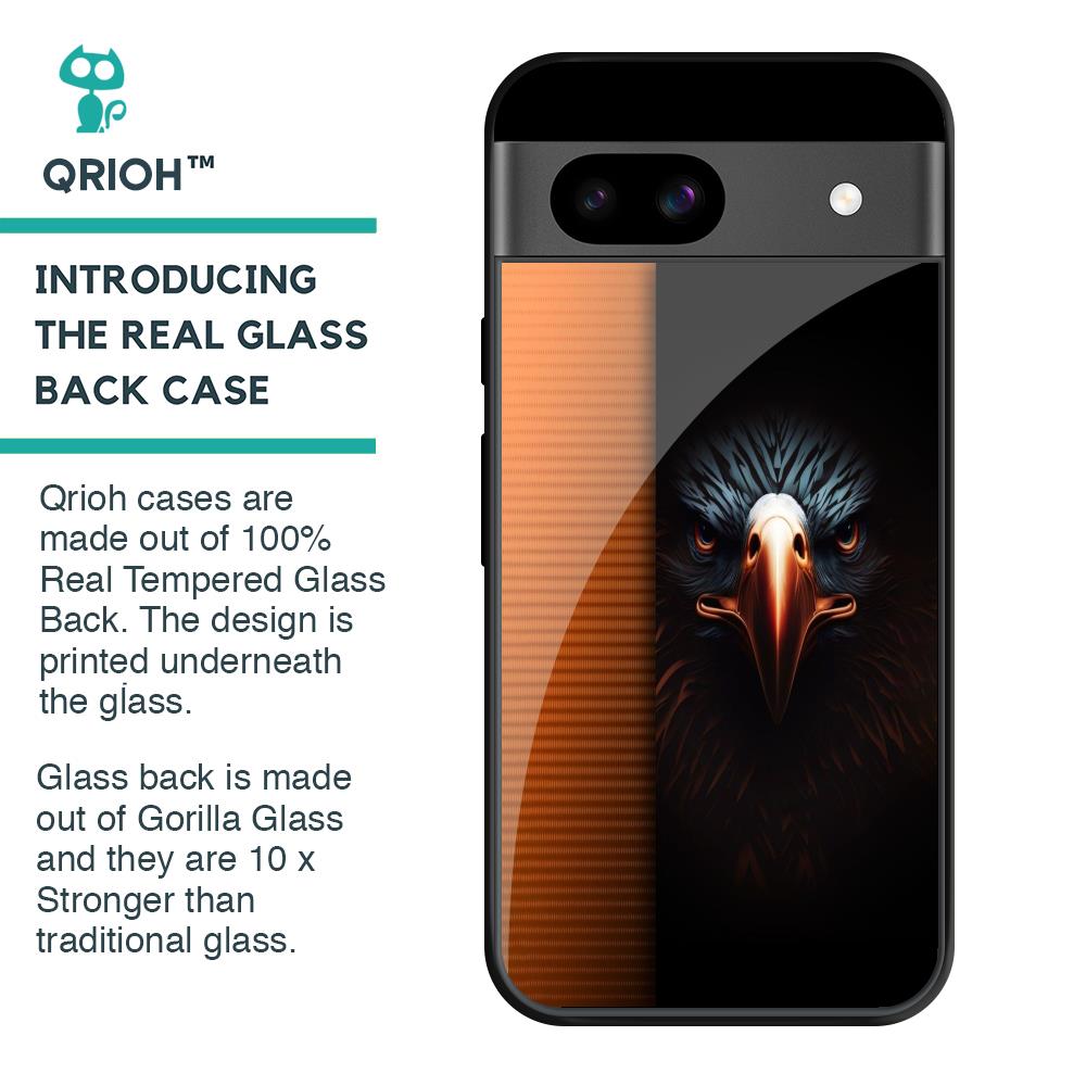 Angry Eagle Glass Case for Google Pixel 8A