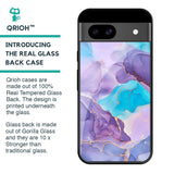 Alcohol ink Marble Glass Case for Google Pixel 8A
