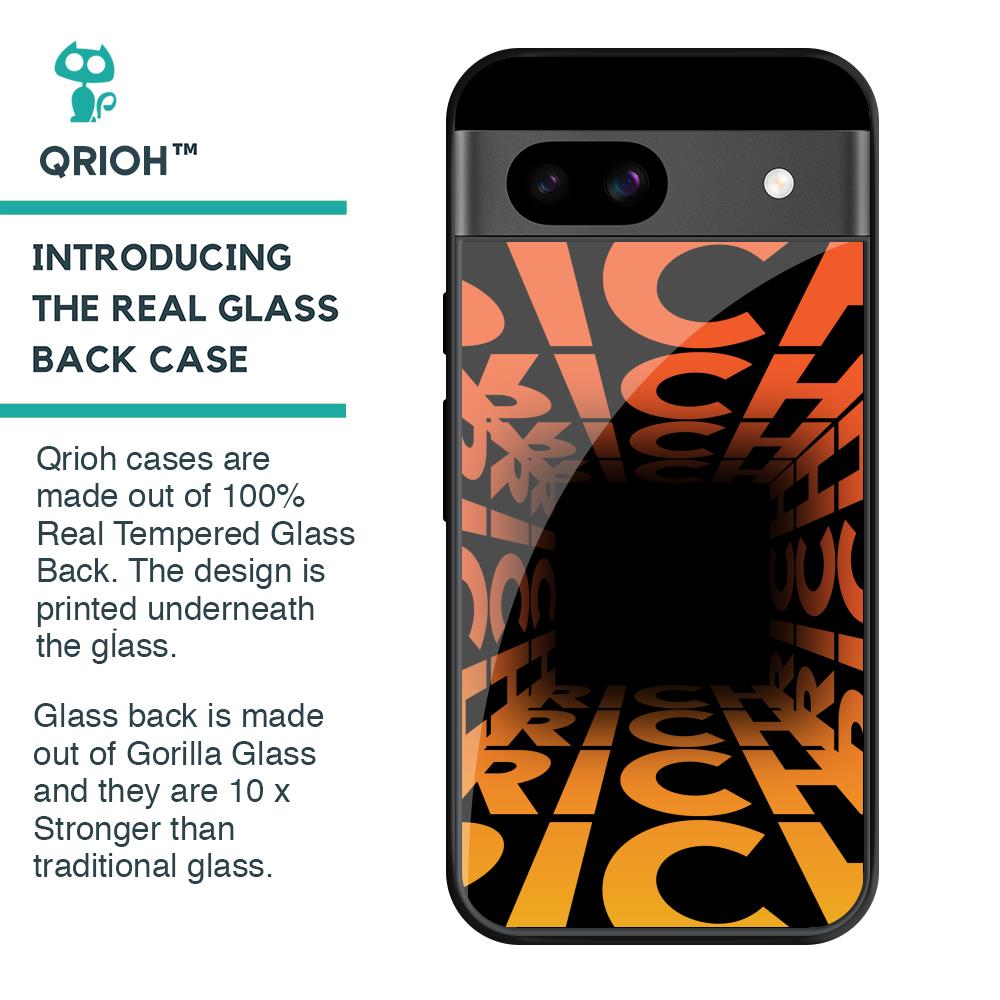 Eye Twister illusion Glass Case for Google Pixel 8A