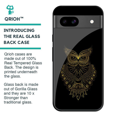 Golden Owl Glass Case for Google Pixel 8A