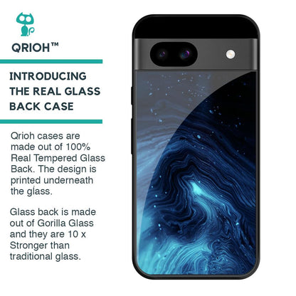 Dazzling Ocean Gradient Glass Case for Google Pixel 8A