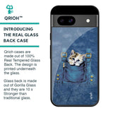 Kitty In Pocket Glass Case for Google Pixel 8A