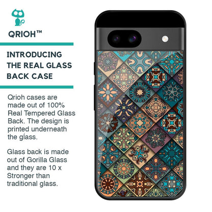 Retro Art Glass Case for Google Pixel 8A
