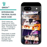 Anime Eyes Glass Case for Google Pixel 8A