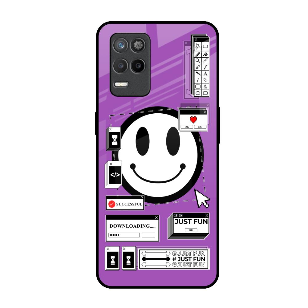 Code with Smile Realme Narzo 30 5G Glass Back Cover Online