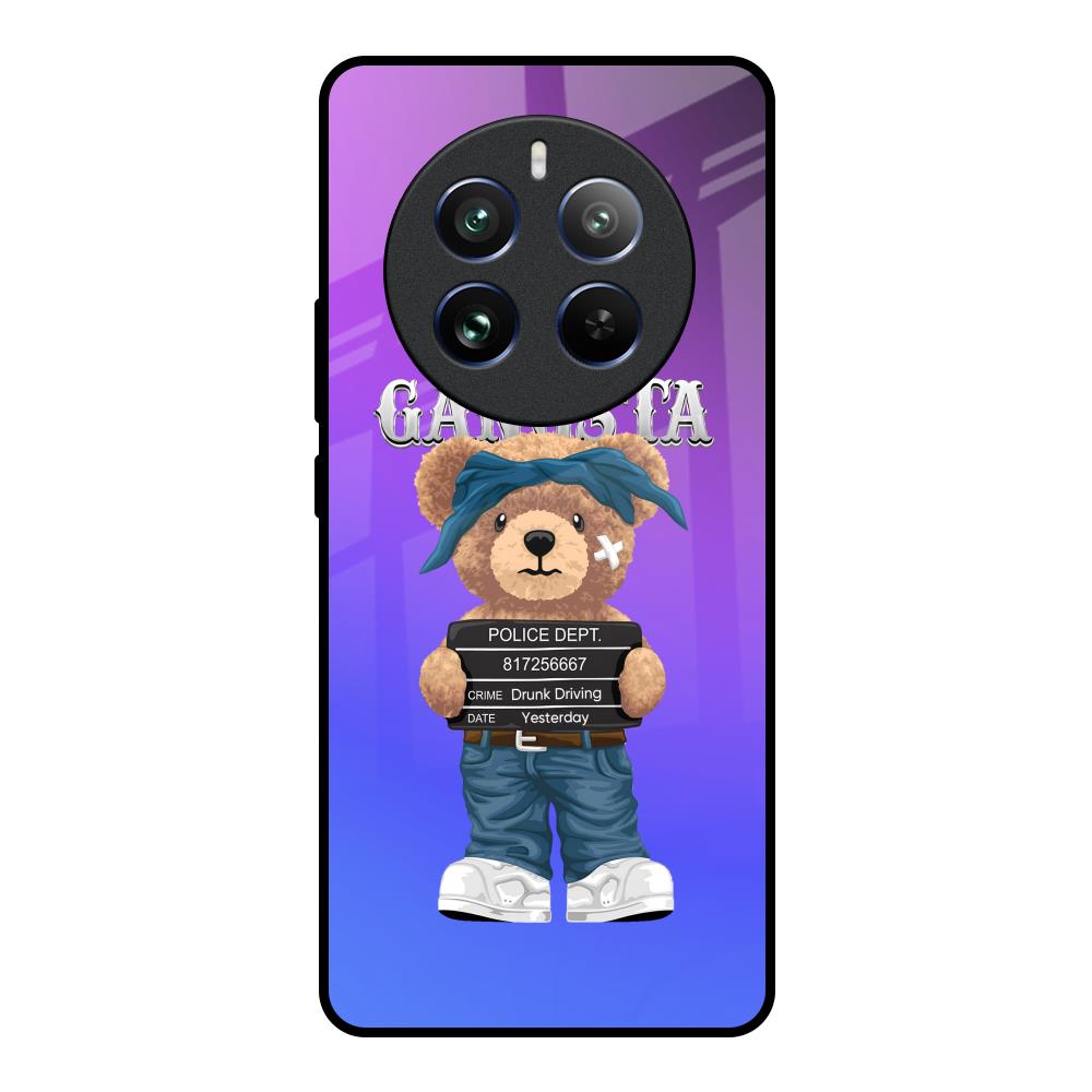 Gangsta Bear Realme P1 5G Glass Back Cover Online
