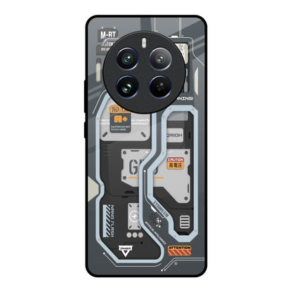 Retro Futuristic Realme Narzo 70 5G Glass Back Cover Online