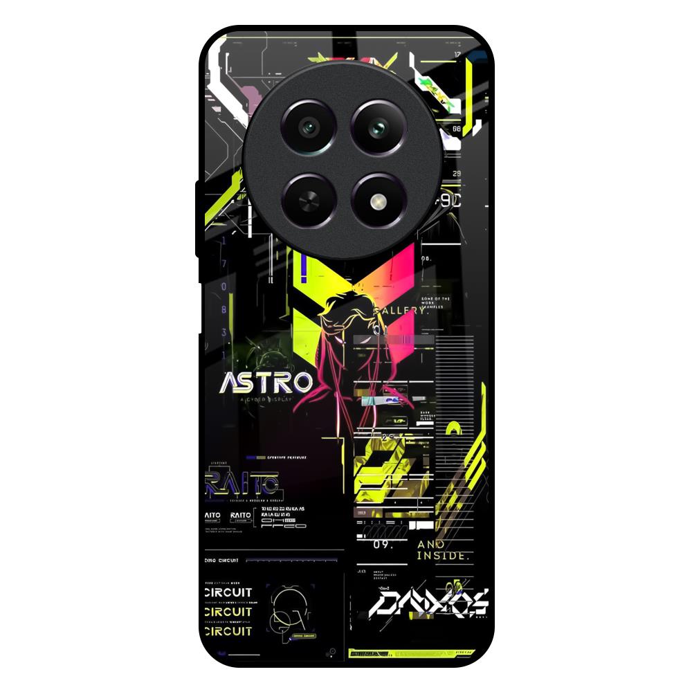 Astro Glitch Realme Narzo 70x 5G Glass Back Cover Online