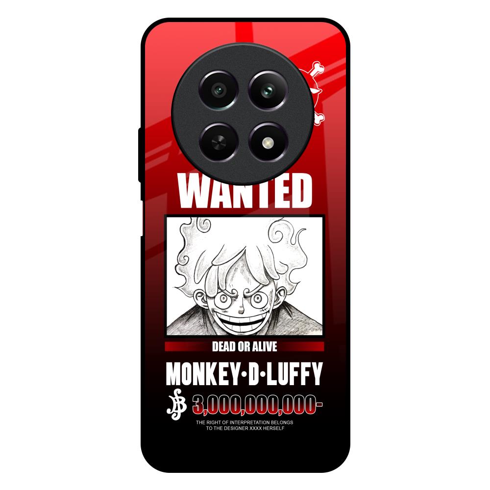 Luffy Wanted Realme Narzo 70x 5G Glass Back Cover Online