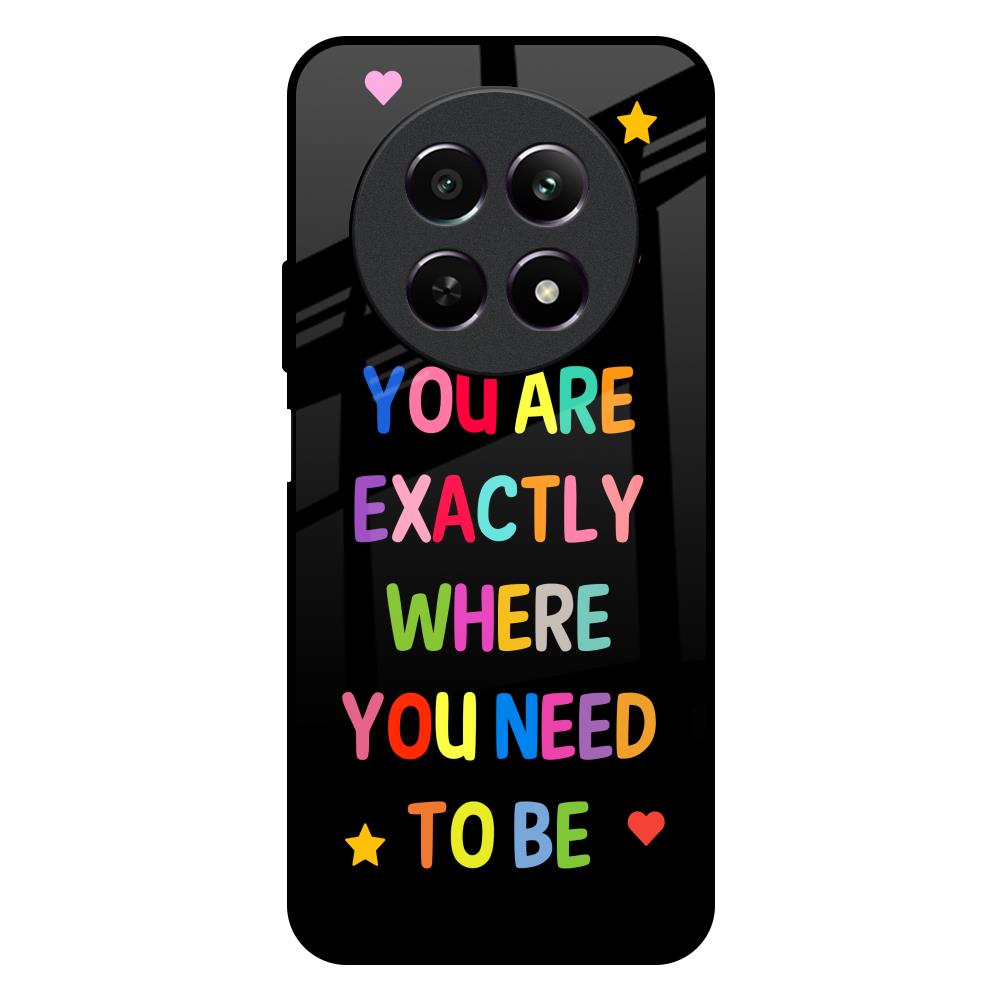 Magical Words Realme Narzo 70x 5G Glass Back Cover Online