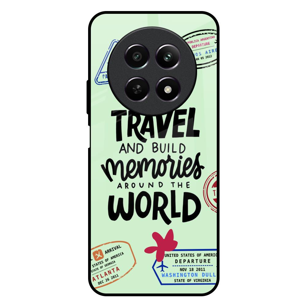 Travel Stamps Realme Narzo 70x 5G Glass Back Cover Online