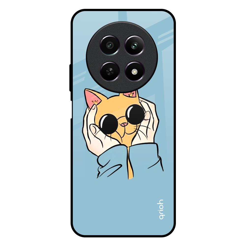 Adorable Cute Kitty Realme Narzo 70x 5G Glass Back Cover Online