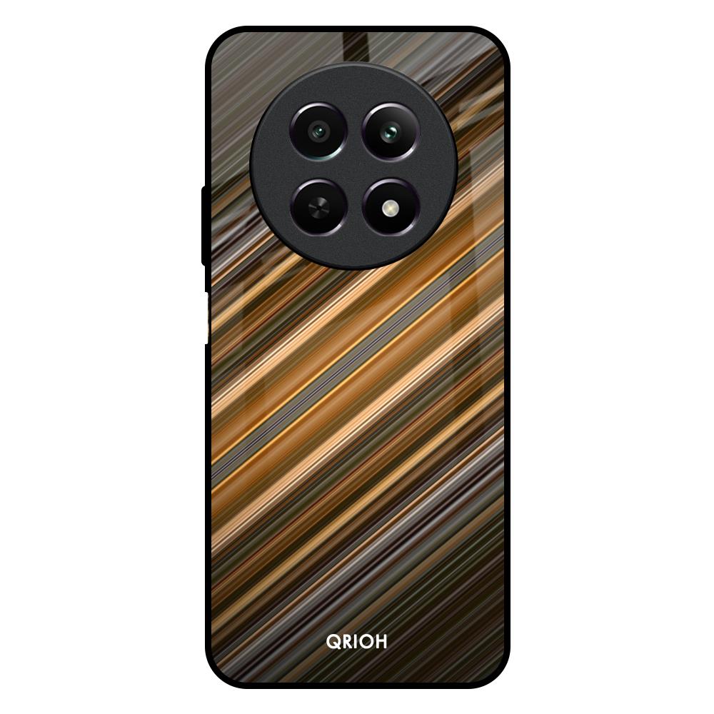Diagonal Slash Pattern Realme Narzo 70x 5G Glass Back Cover Online