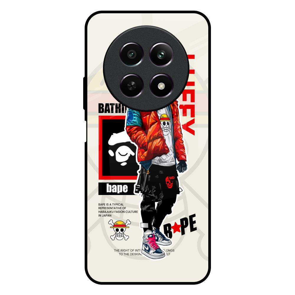 Bape Luffy Realme Narzo N65 5G Glass Back Cover Online