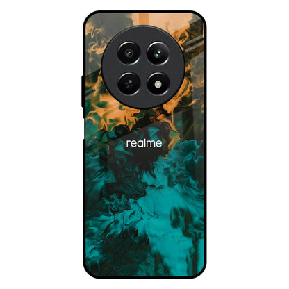 Watercolor Wave Realme Narzo N65 5G Glass Back Cover Online