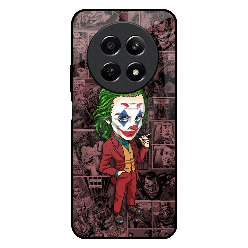 Joker Cartoon Realme 12X 5G Glass Back Cover Online