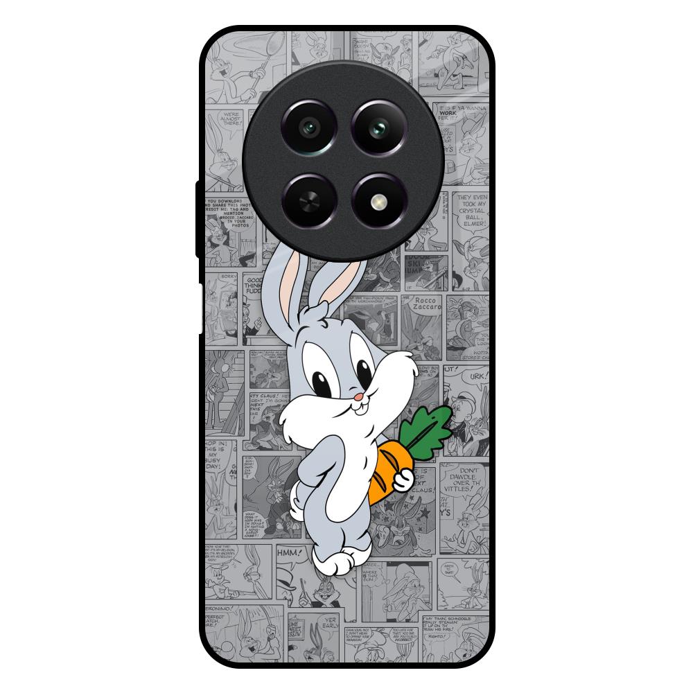 Cute Baby Bunny Realme 12X 5G Glass Back Cover Online