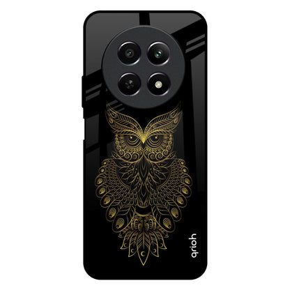 Golden Owl Realme 12X 5G Glass Back Cover Online