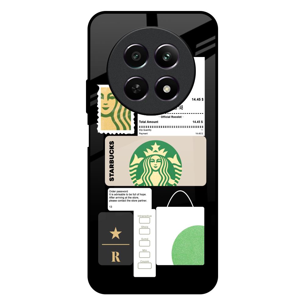 Coffee Latte Realme 12X 5G Glass Back Cover Online