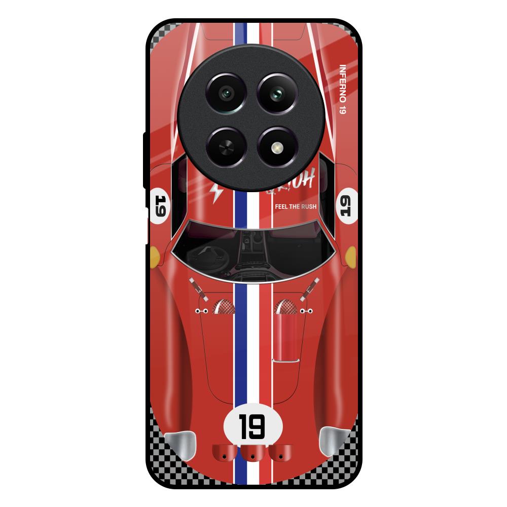 Racing Vintage Realme 12X 5G Glass Back Cover Online