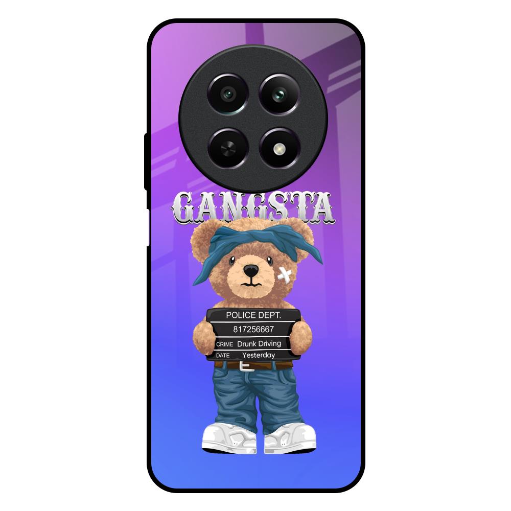 Gangsta Bear Realme 12X 5G Glass Back Cover Online