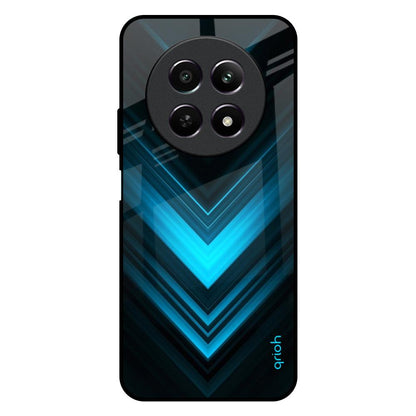 Vertical Blue Arrow Realme 12X 5G Glass Back Cover Online