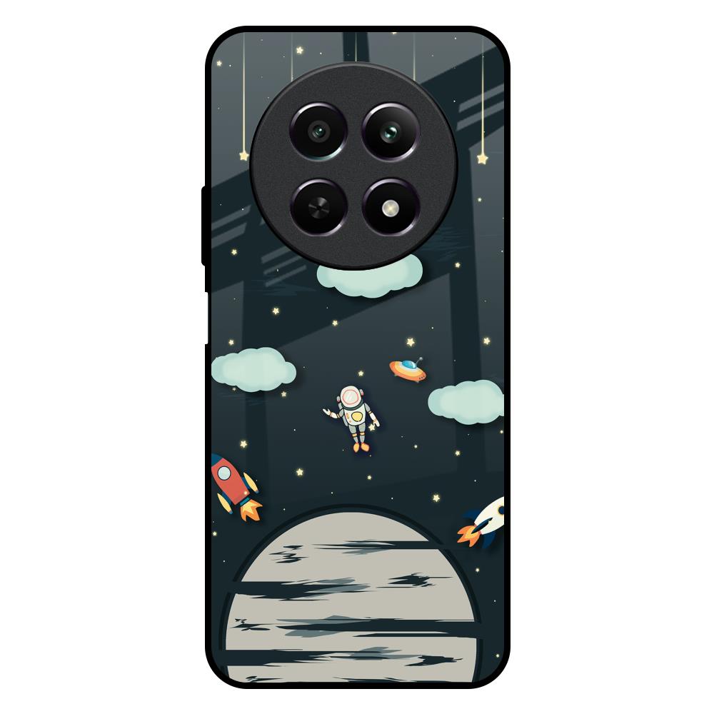 Astronaut Dream Realme 12X 5G Glass Back Cover Online