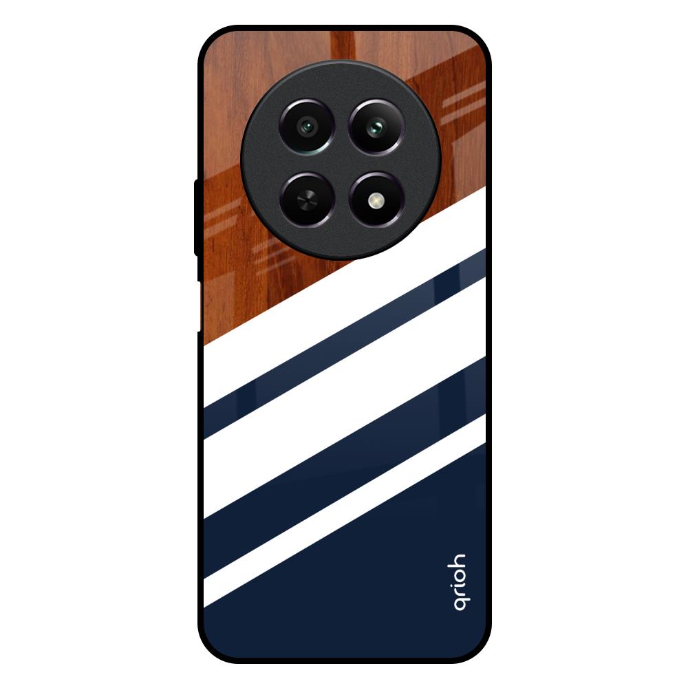 Bold Stripes Realme 12X 5G Glass Back Cover Online