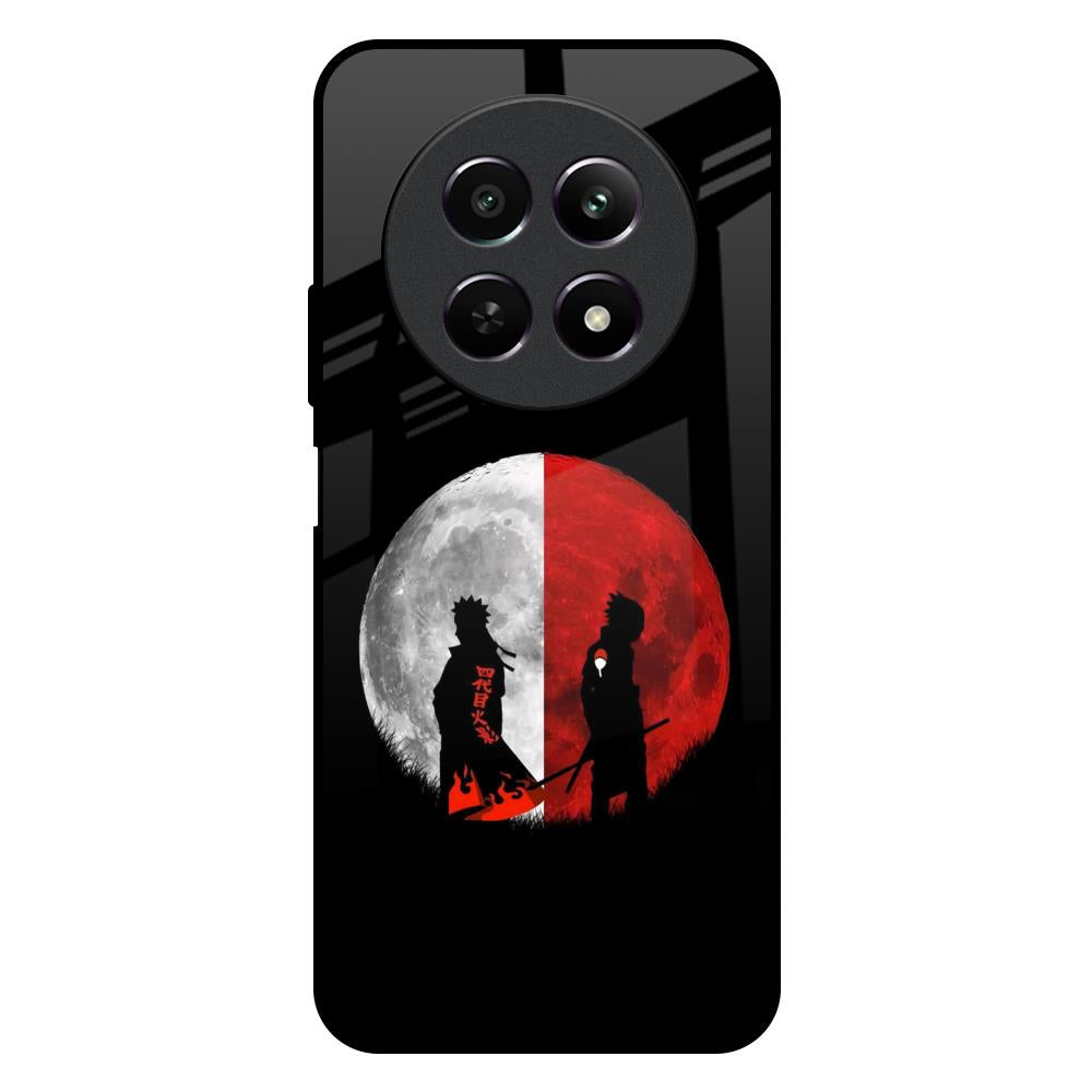 Anime Red Moon Realme 12X 5G Glass Back Cover Online