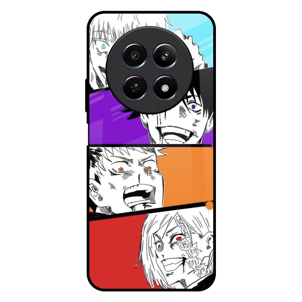 Anime Sketch Realme 12X 5G Glass Back Cover Online