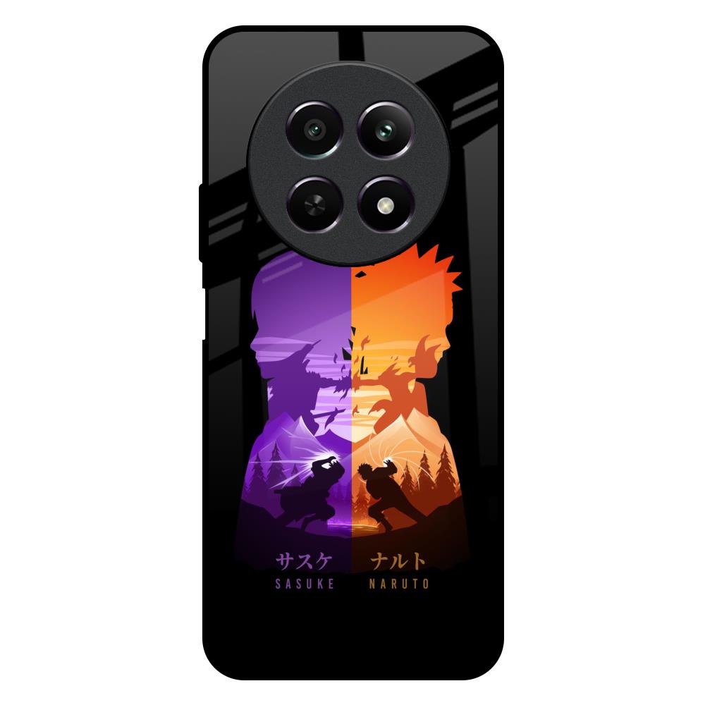 Minimalist Anime Realme 12X 5G Glass Back Cover Online