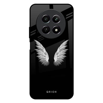 White Angel Wings Realme 12X 5G Glass Back Cover Online