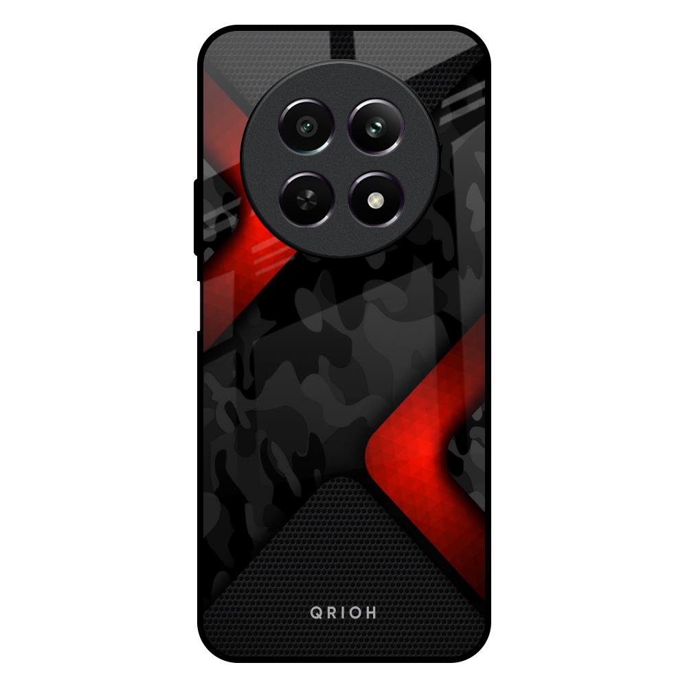 Modern Camo Abstract Realme 12X 5G Glass Back Cover Online