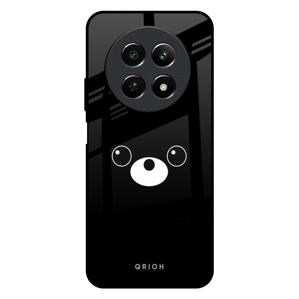 Cute Bear Realme 12X 5G Glass Back Cover Online
