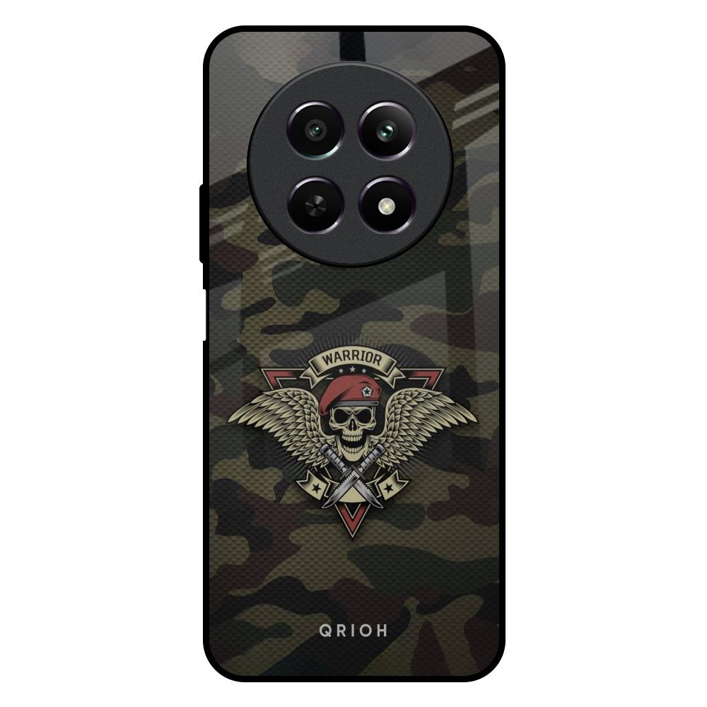 Army Warrior Realme 12X 5G Glass Back Cover Online
