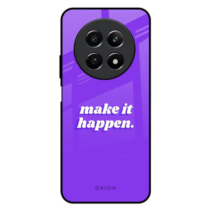Make it Happen Realme 12X 5G Glass Back Cover Online